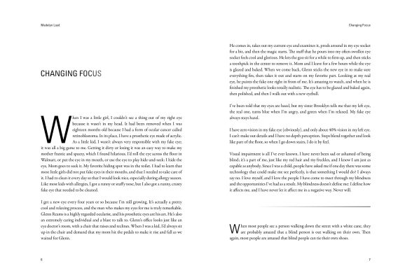 Excerpt from Madelyn Loyd's chapter